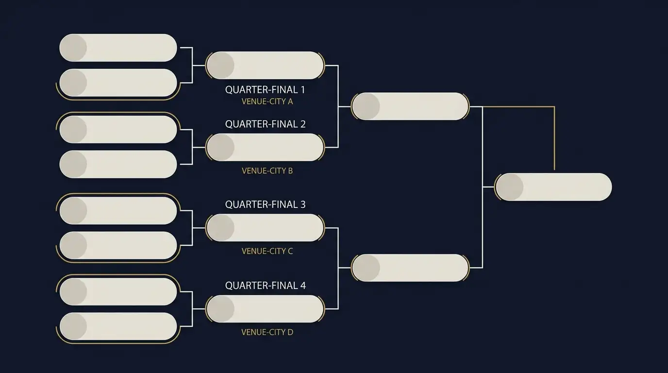 Projection du tableau des quarts de finale de la Coupe du Monde 2026