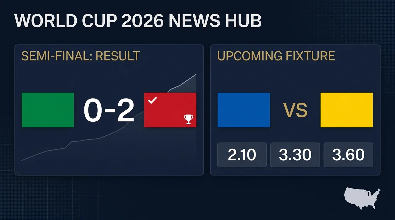 Résultats et cotes du 15 juillet — Coupe du Monde 2026